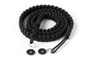 Pasek do aparatu paracord czarny